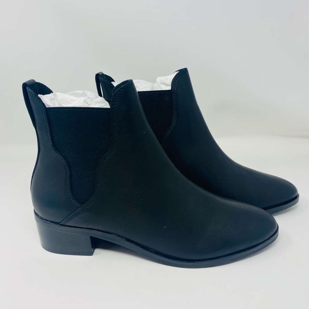 NWT Soludos Chelsea Bootie Marfa Leather in Black Size 8.5 - Picture 12 of 14